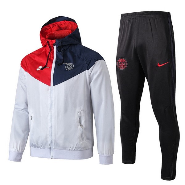 Coupe Vent Paris Saint Germain Ensemble Complet 2019-20 Rouge Bleu Gris